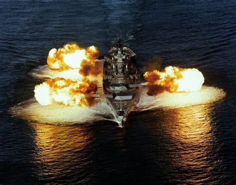 Uss New Jersey Firing