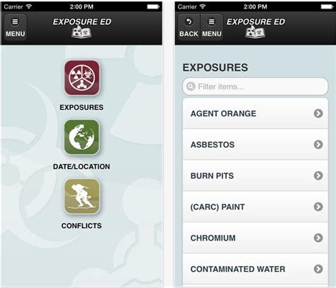 Va Exposure Ed App