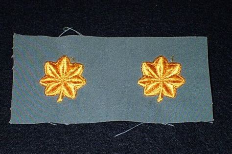 Vietnam War Usaf Air Force Major Rank Insignia Pair Embroidered