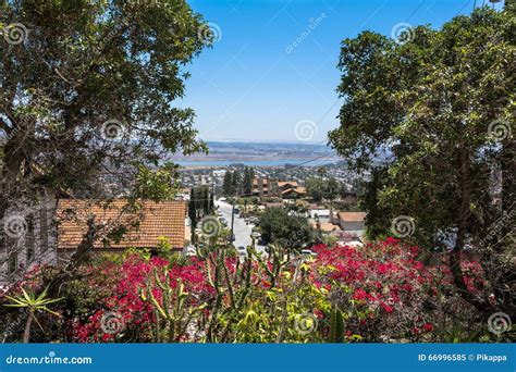 View Of San Diego From Spring Valley California Stock Image Image Of