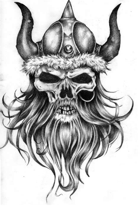 Viking Skull Tattoo Designs