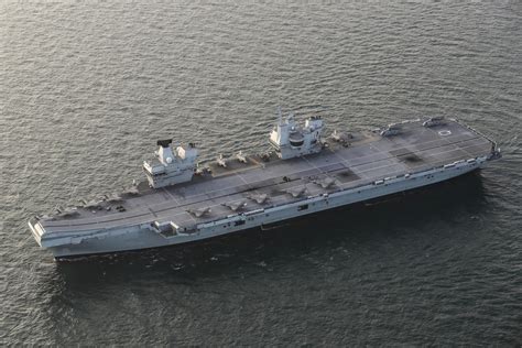 Wake Island Avengers Set Sail Onboard Hms Queen Elizabeth Second Line Of Defense