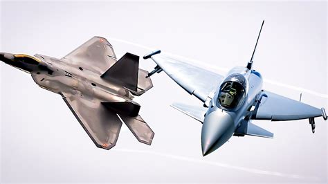 Watch F 22 Raptor Vs The Eurofighter Typhoon Which Is The Superior