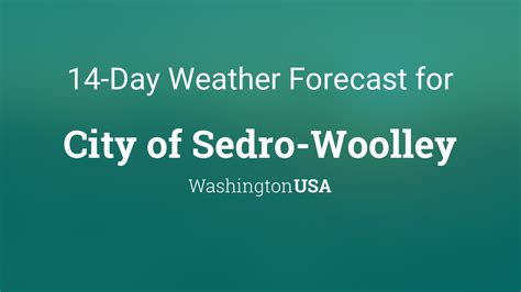 Weather Forecast Sedro Woolley