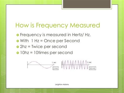 What Is Frequency Measured In