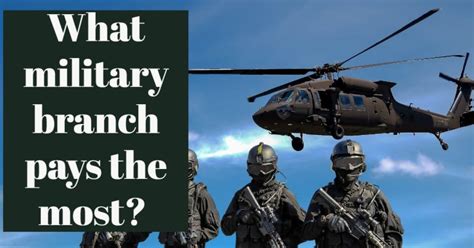 What Military Branch Pays More