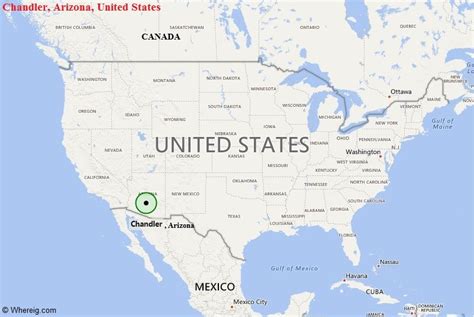 Where Is Chandler Az Where Is Chandler Located In The Us Map