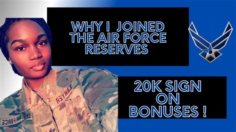 Why I Joined The Air Force Reserves Amazing Benefits Youtube