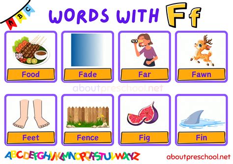 Words With F Archives About Preschool