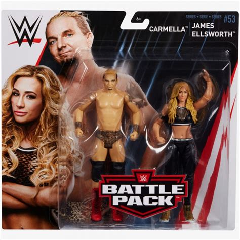 Wwe Wrestling Battle Pack Series 53 Carmella James Ellsworth 6 Action Figure 2 Pack Mattel Toys