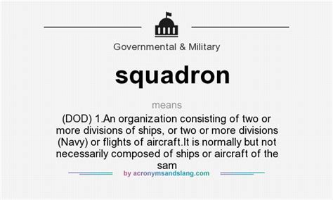 Wwhat Does Squadron Mean