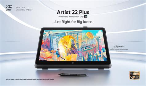 Xppen Launches Artist 22 Plus Display And X3 Pro Roller Stylus With Industry Leading 16K Pen Pressure Sensitivity Xppen