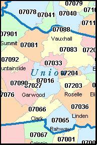 Zip Code In Union Nj