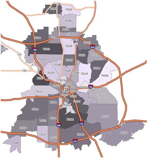 Zip Code Map Of Dallas Tx Alissa Madalena