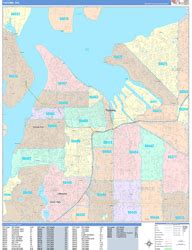 Zip Code Map Tacoma Oconto County Plat Map