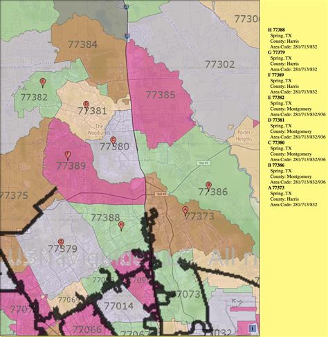 Zip Code Of Spring Tx