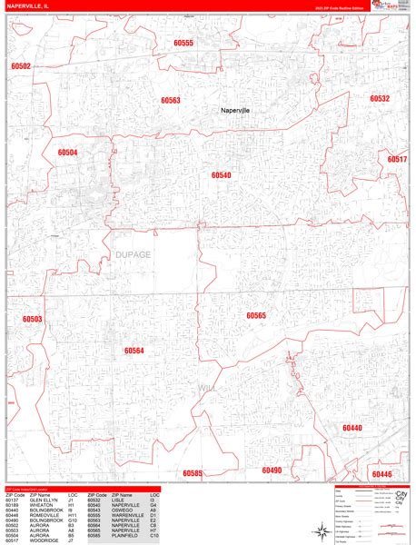 Zip Codes In Naperville Il