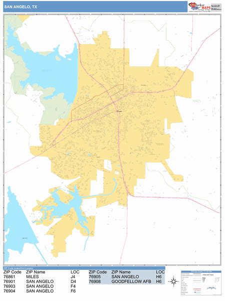 Zip Codes San Angelo